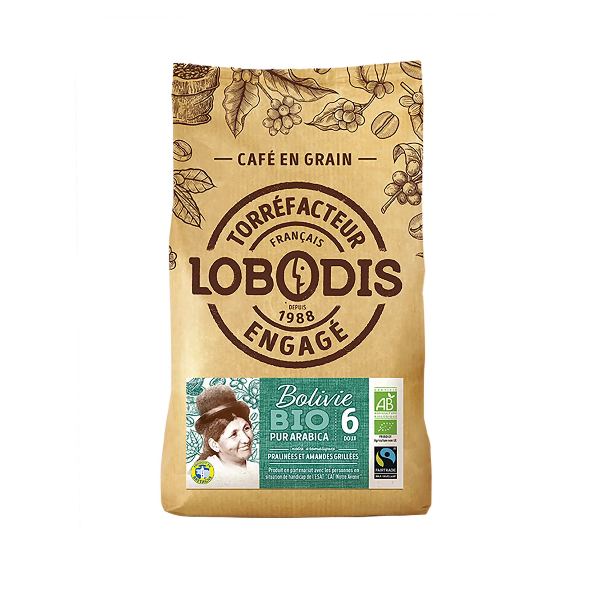 bolivia pure origine organic coffee bean 500g