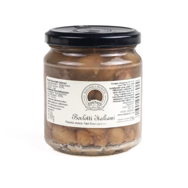 Italian cooked borlotti beans 310g