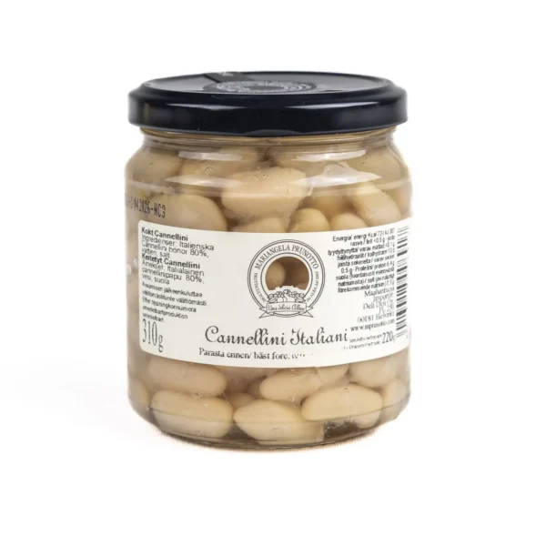 Italian cooked cannellini beans 310g