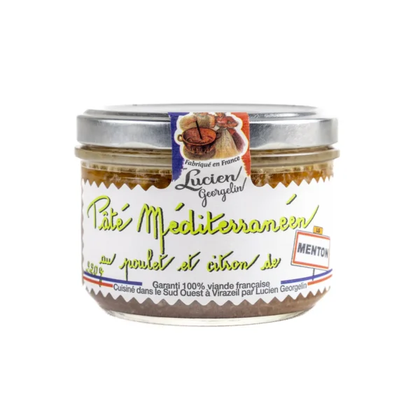 Chicken pâté spiced with menthone lemon 220g
