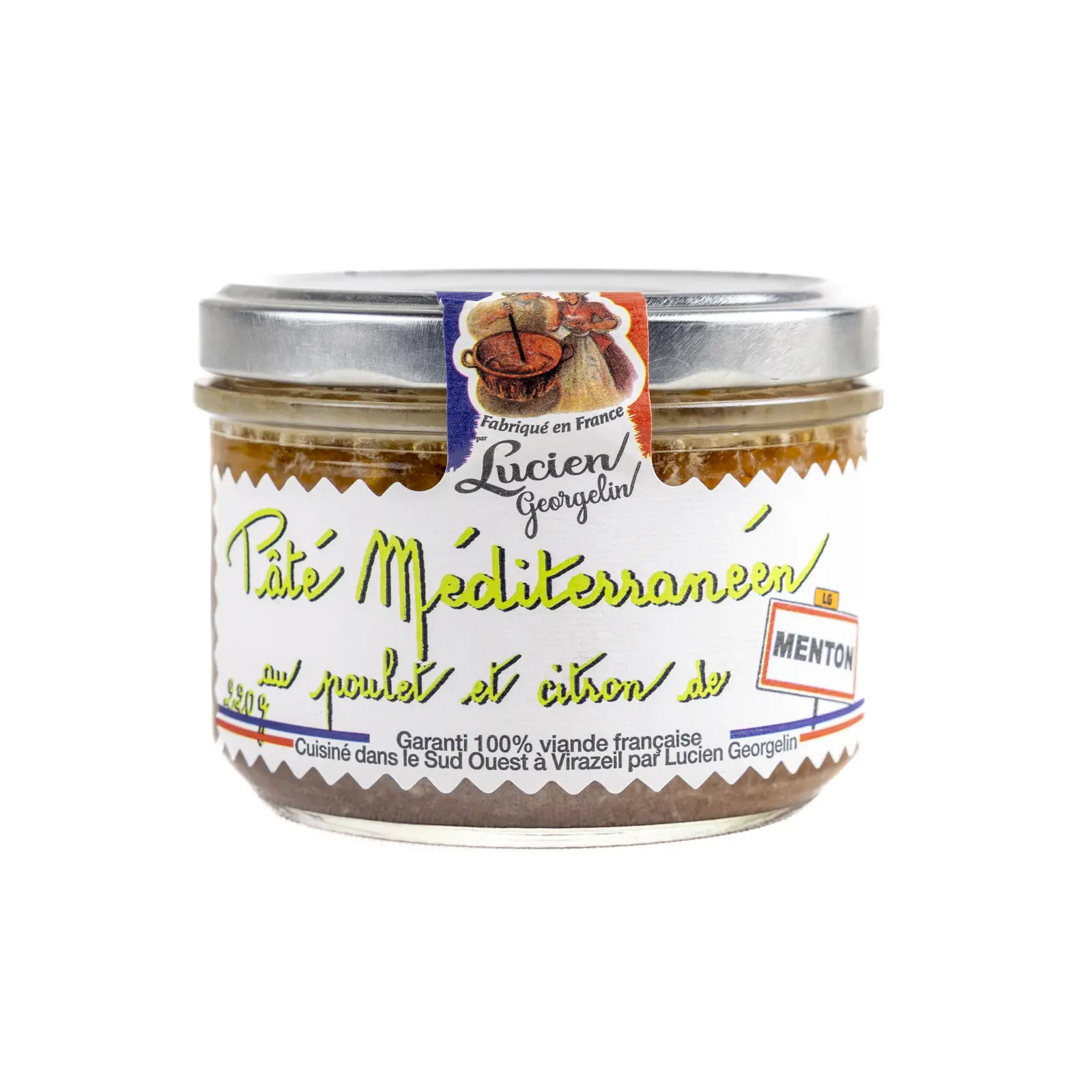 kanapatee maustettu mentonin sitruunalla 220g