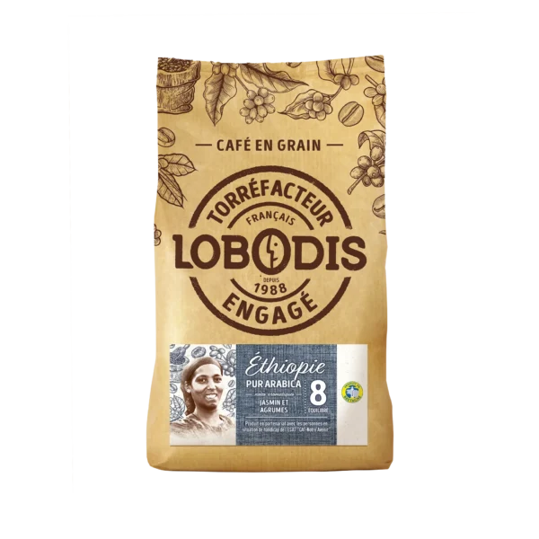 Moka Etiopien kaffebönor rent ursprung 500 g