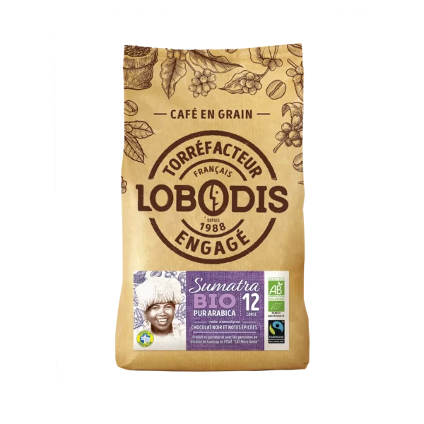 Rent ursprung Sumatra bönor Fairtrade ekologiskt kaffe 500g fi eco 201