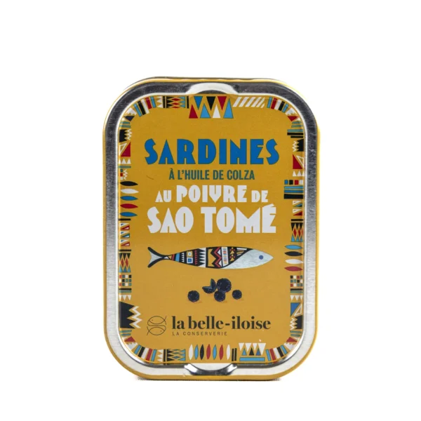 sardiner kryddade med saotomépeppar