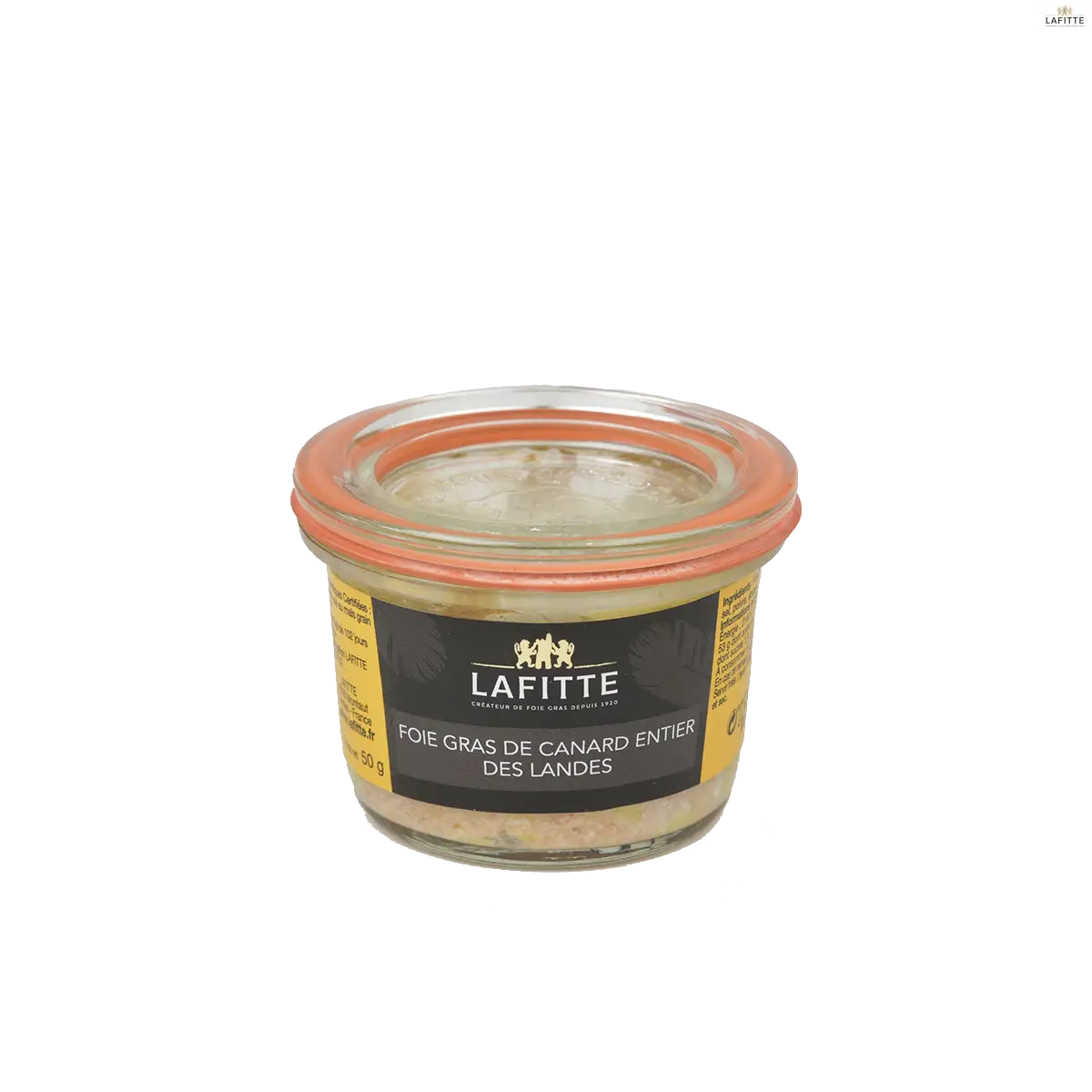 Kokonainen ankanmaksa Ranska Landes 50g weck - Image 2
