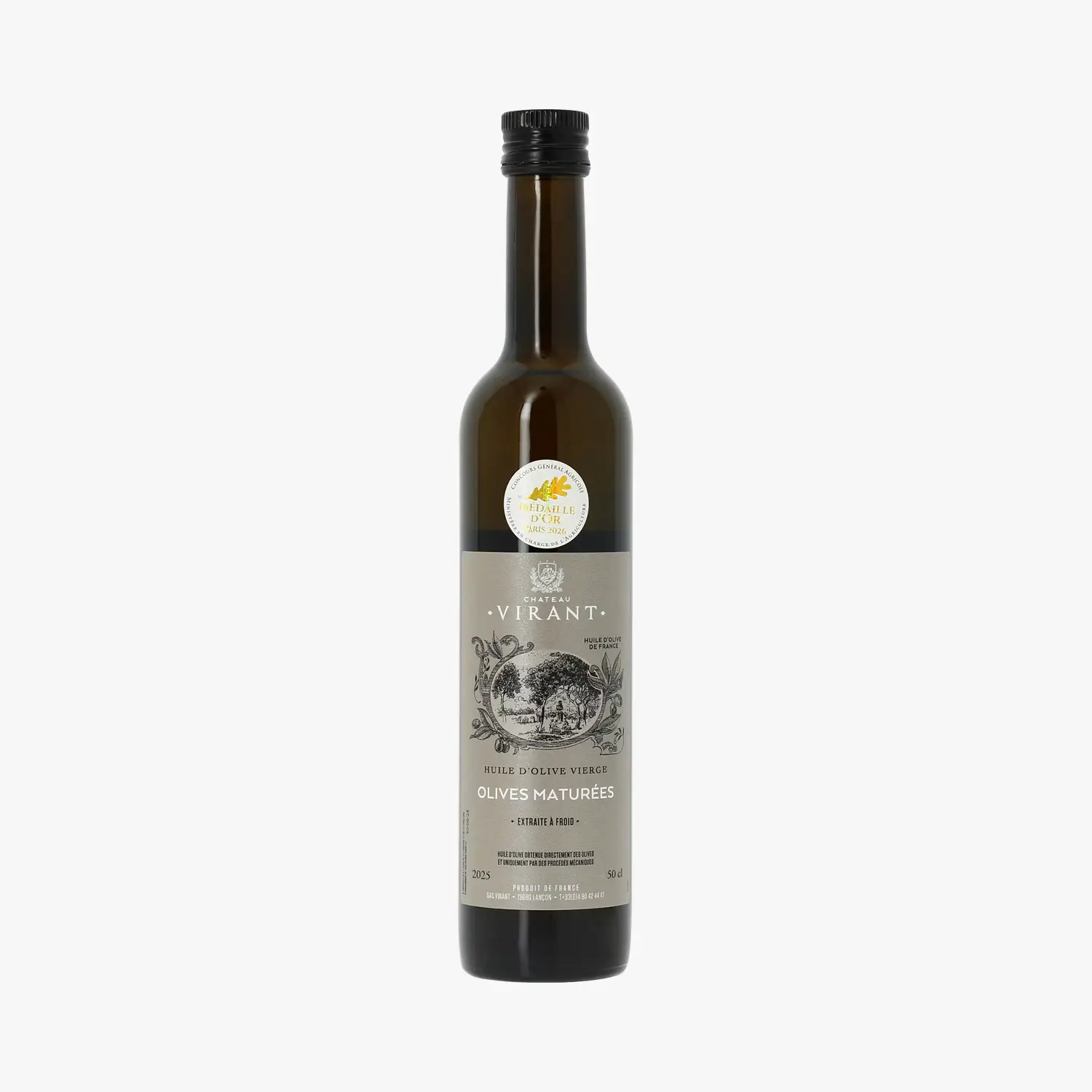 Chateau Virant Olives Maturees extra virgin oliiviöljy 0,5 L