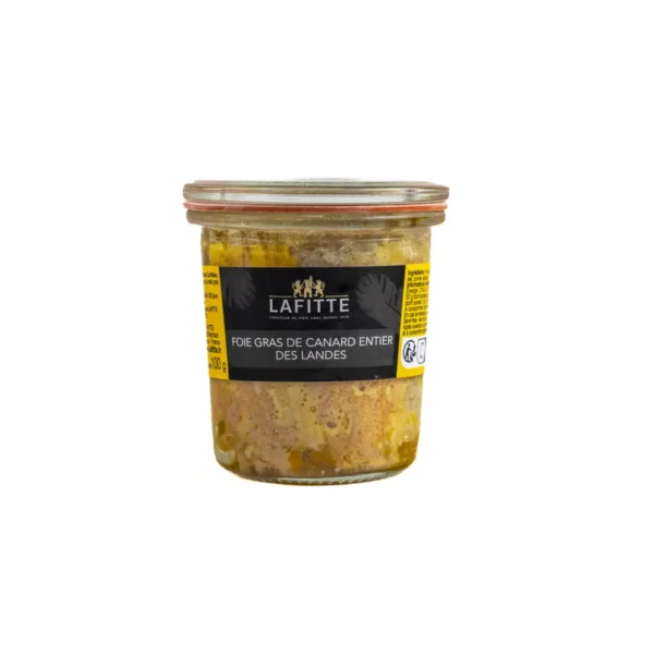 Kokonainen ankanmaksa Ranska Landes 100g weck