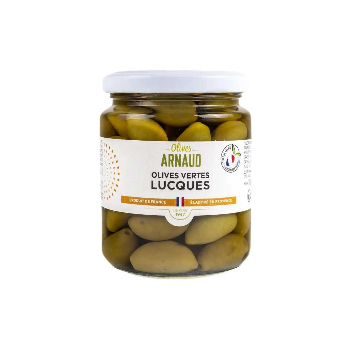 Olives – Provençal green Lucques olives 150 g
