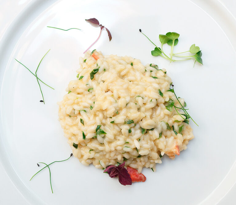 Risottowithlobsteronplate