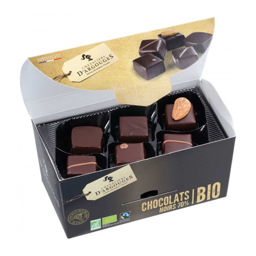 ballotin d sortiment de chocolat noir bio max Havelaar min