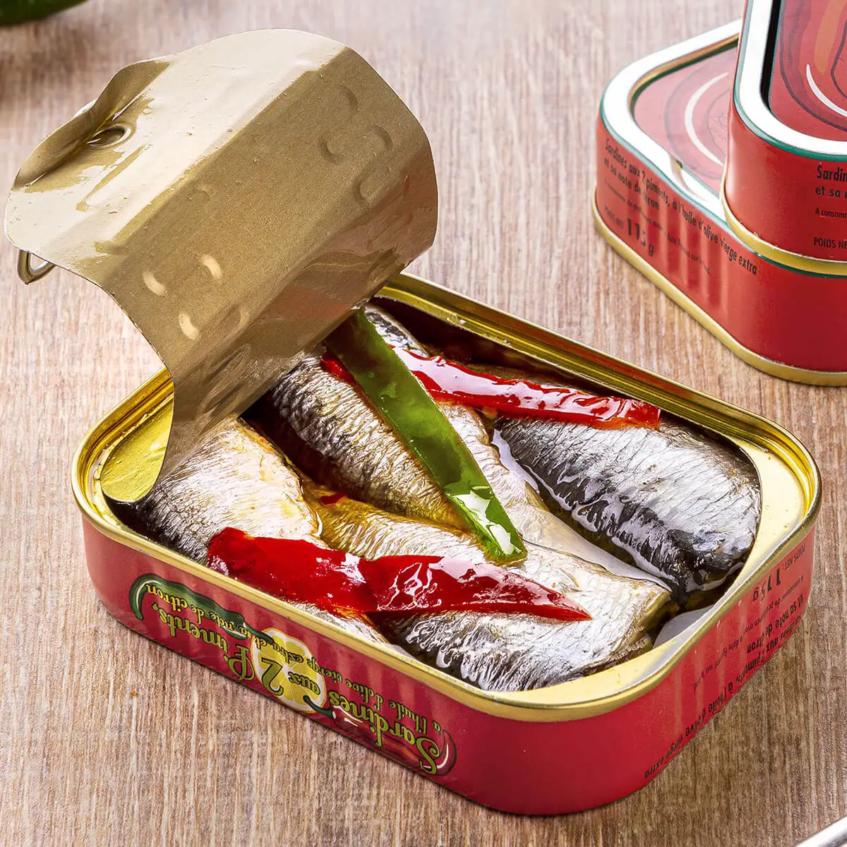 sardines with chilli and lemon 115g 2