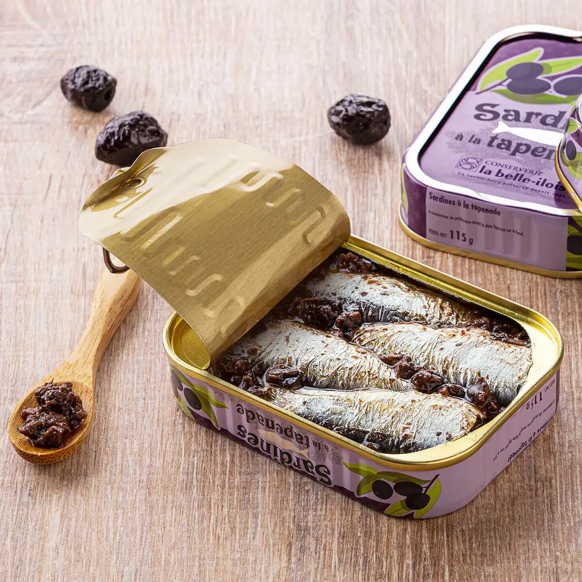 sardiner i tapenade 115 g 2