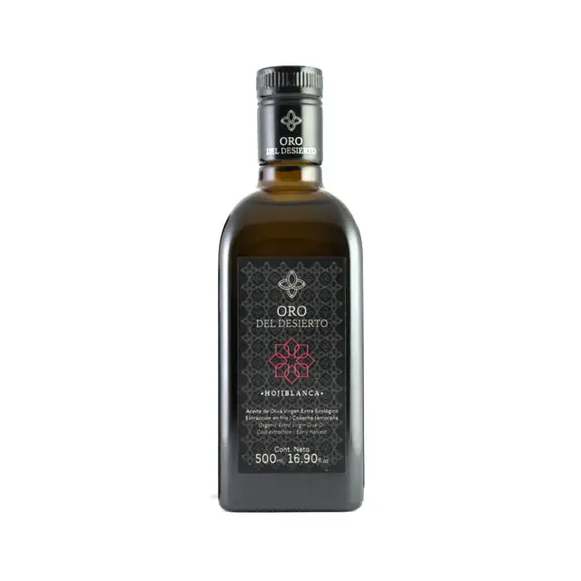 Hojiblanca extra jungfruolivolja tidig skörd ekologisk oro del desierto 500 ml